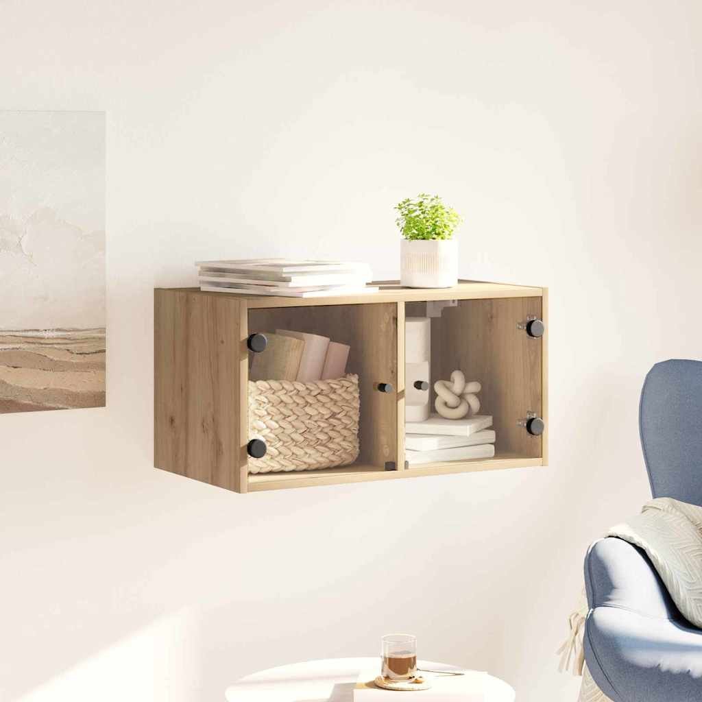 Wall Cabinet 68 x 37 x 35 cm Engineered Wood Artisan Oak