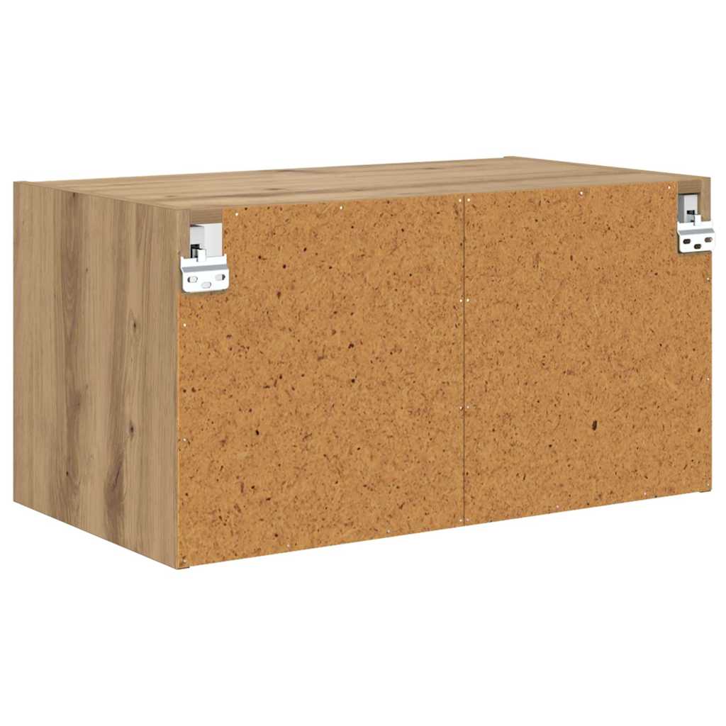 Wall Cabinet 68 x 37 x 35 cm Engineered Wood Artisan Oak