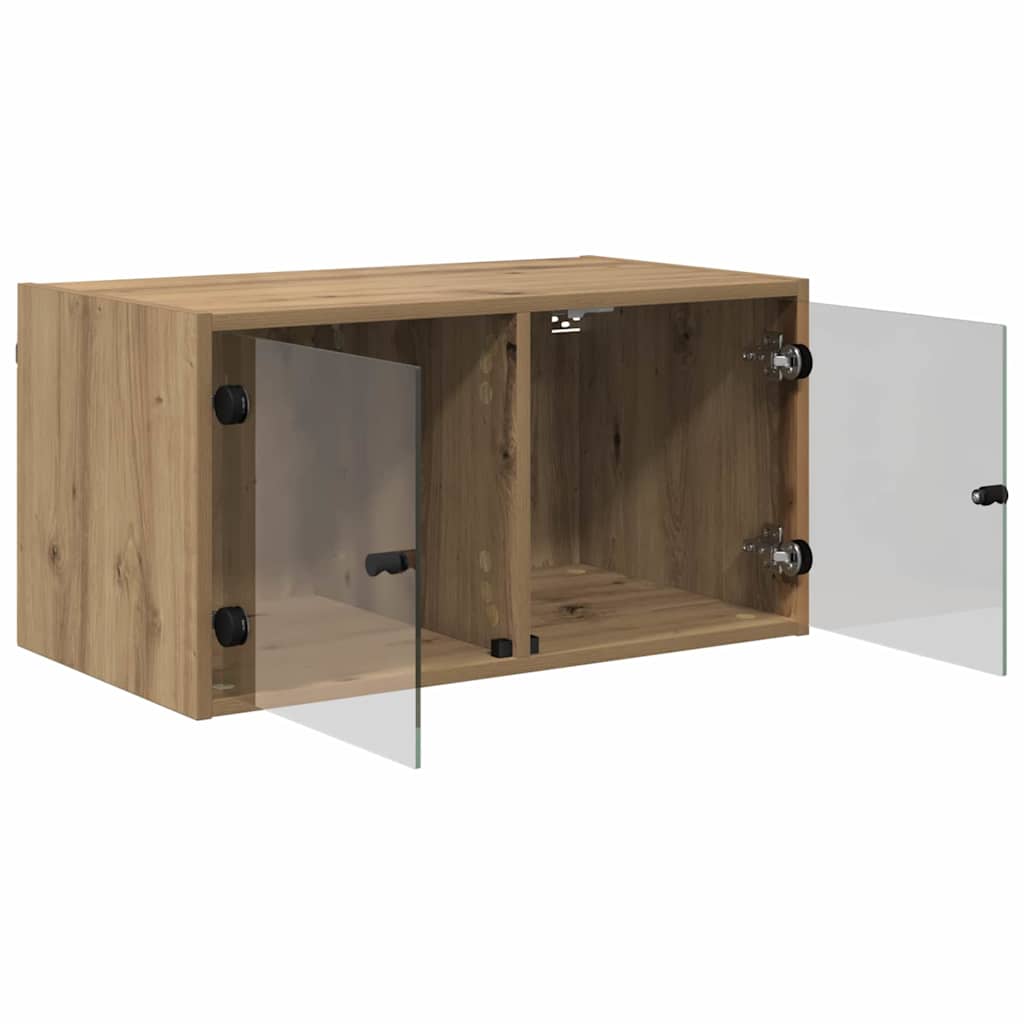 Wall Cabinets 2 pcs 68 x 37 x 35 cm Engineered Wood Artisan Oak