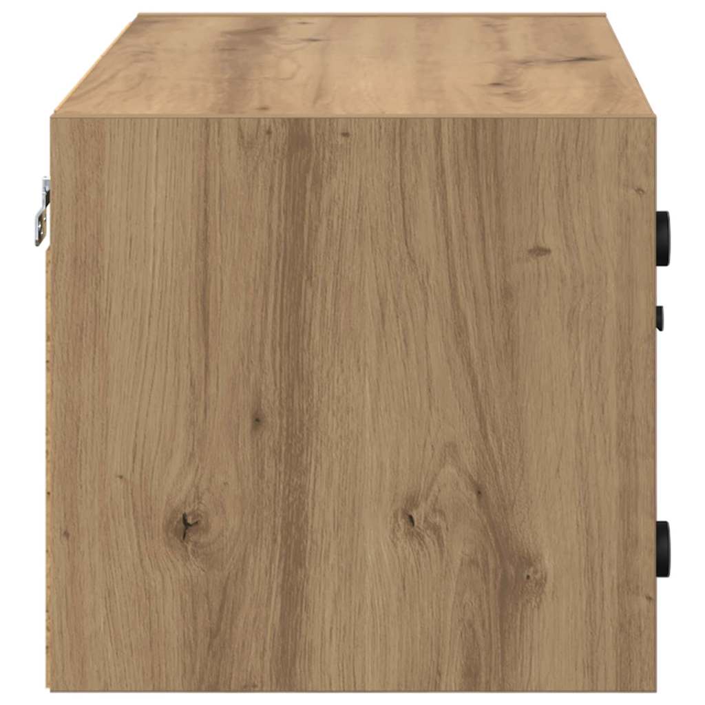 Wall Cabinets 2 pcs 68 x 37 x 35 cm Engineered Wood Artisan Oak