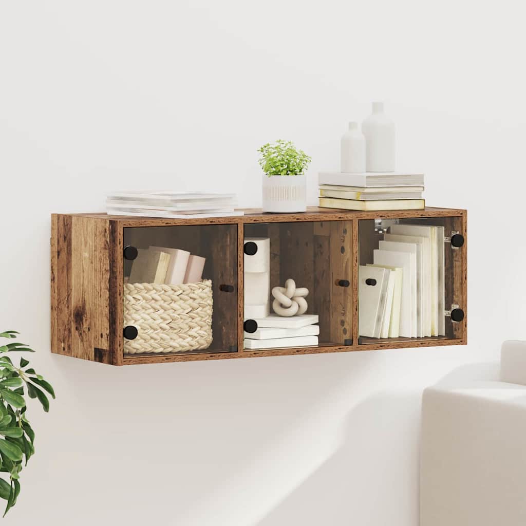 Wall Cabinet Old Wood 102 x 37 x 35 cm Engineered Wood