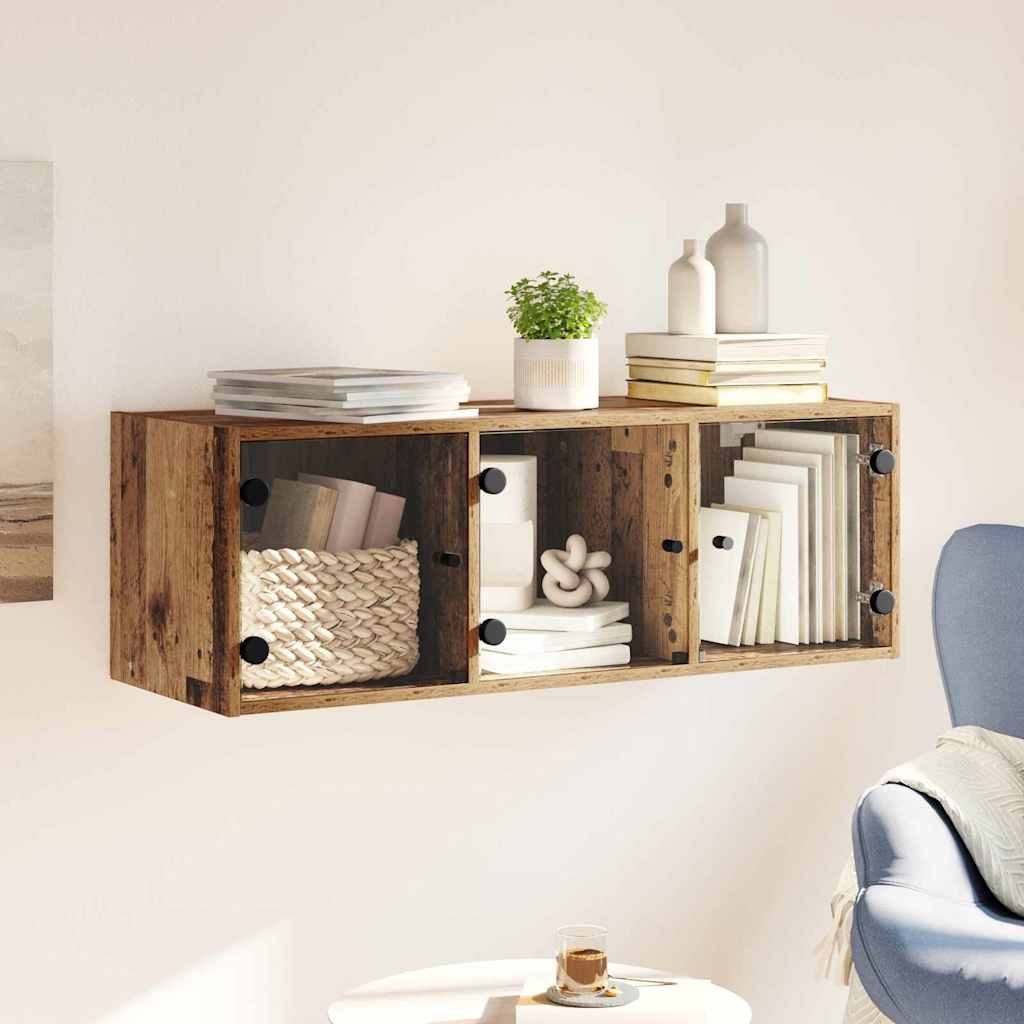 Wall Cabinet Old Wood 102 x 37 x 35 cm Engineered Wood