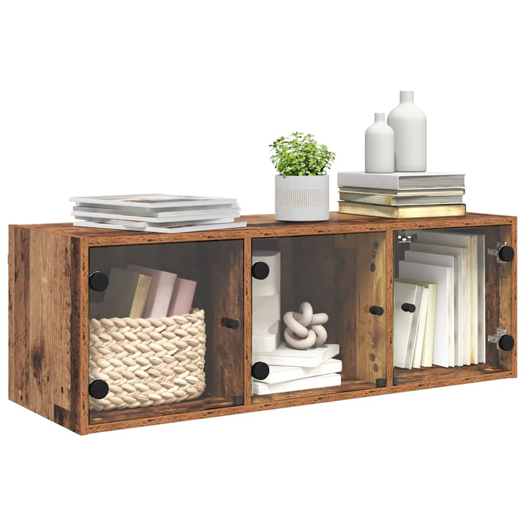Wall Cabinet Old Wood 102 x 37 x 35 cm Engineered Wood