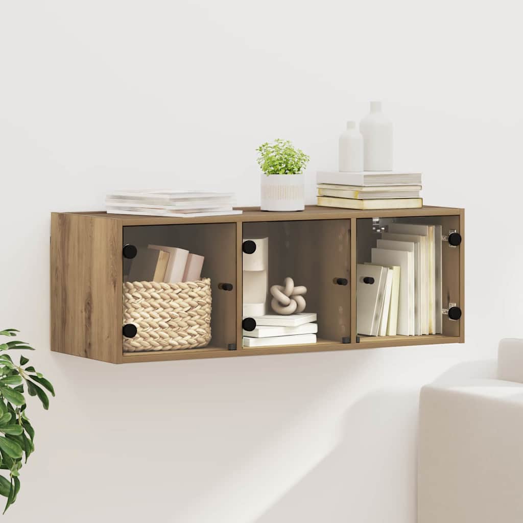 Wall Cabinet 102 x 37 x 35 cm Engineered Wood Artisan Oak