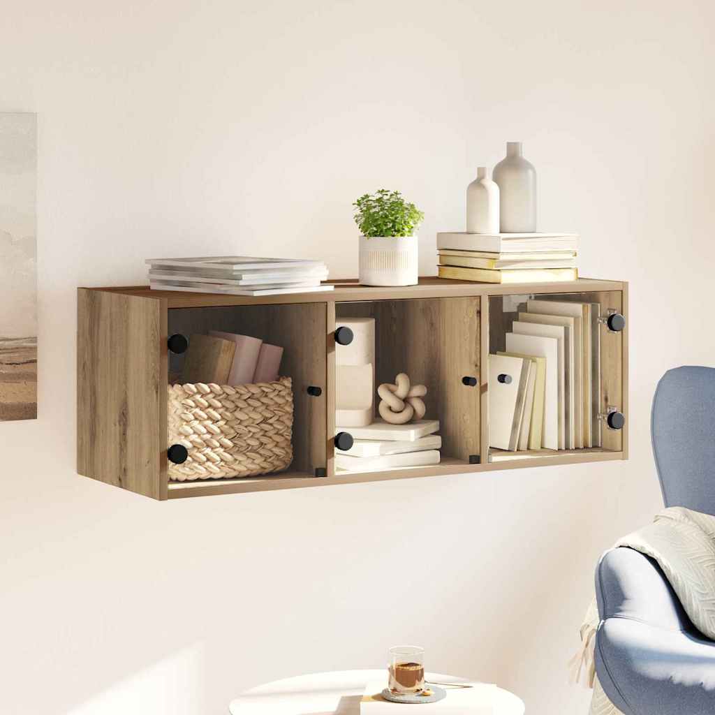 Wall Cabinet 102 x 37 x 35 cm Engineered Wood Artisan Oak