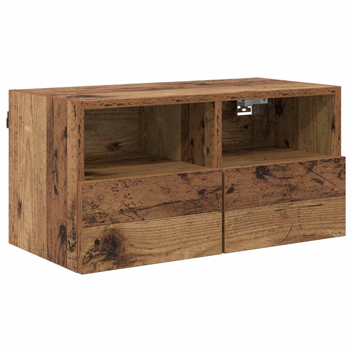 TV Wall Cabinet Old Wood 60 x 30 x 30 cm Engineered Wood