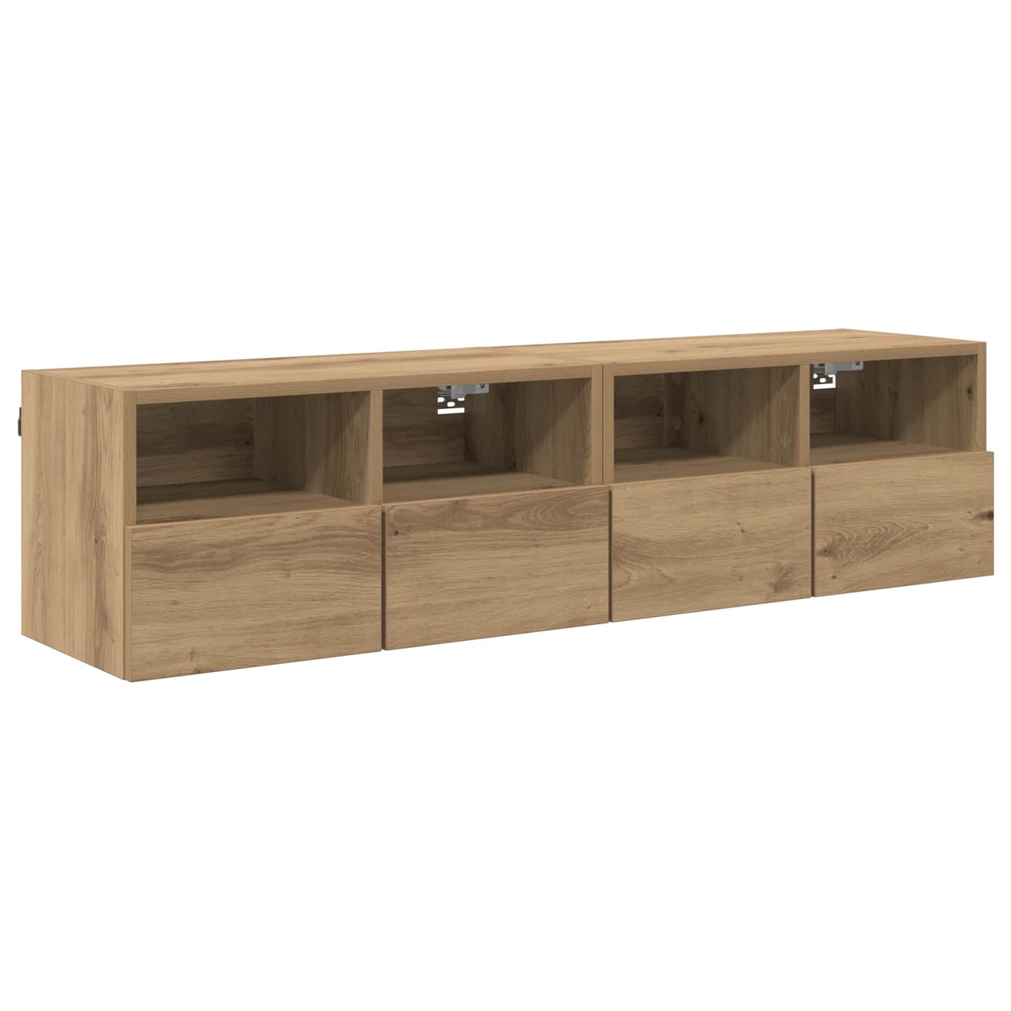 TV Wall Cabinets Wall-mounted 2 pcs Artisan Oak 60 x 30 x 30 cm