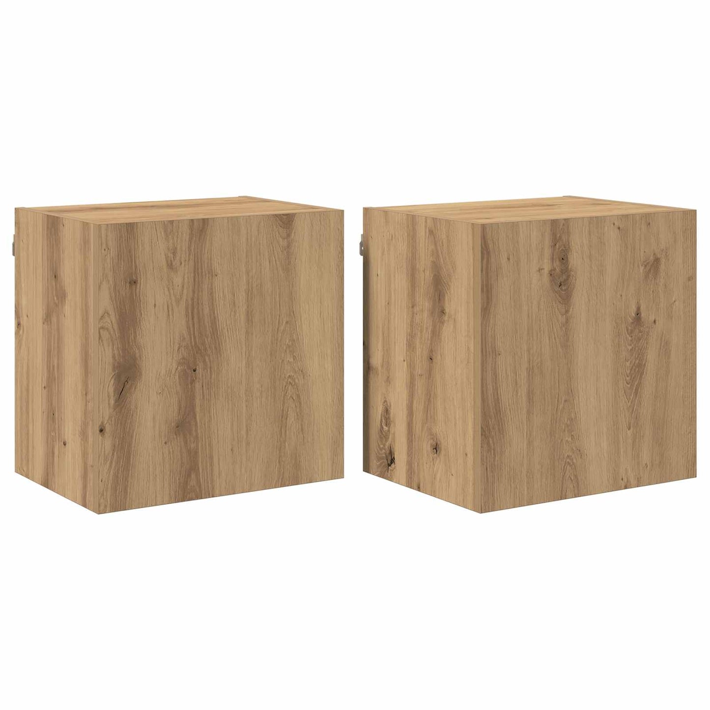 TV Wall Cabinets 2 pcs Artisan Oak 40.5x30x40cm Engineered Wood