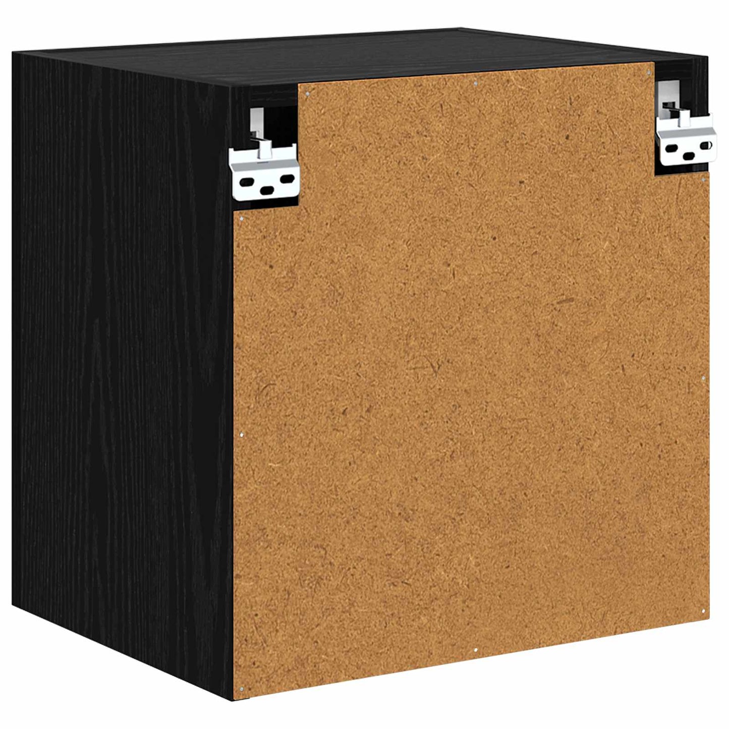 TV Wall Cabinets 2 pcs Black Oak 40.5x30x40cm Engineered Wood
