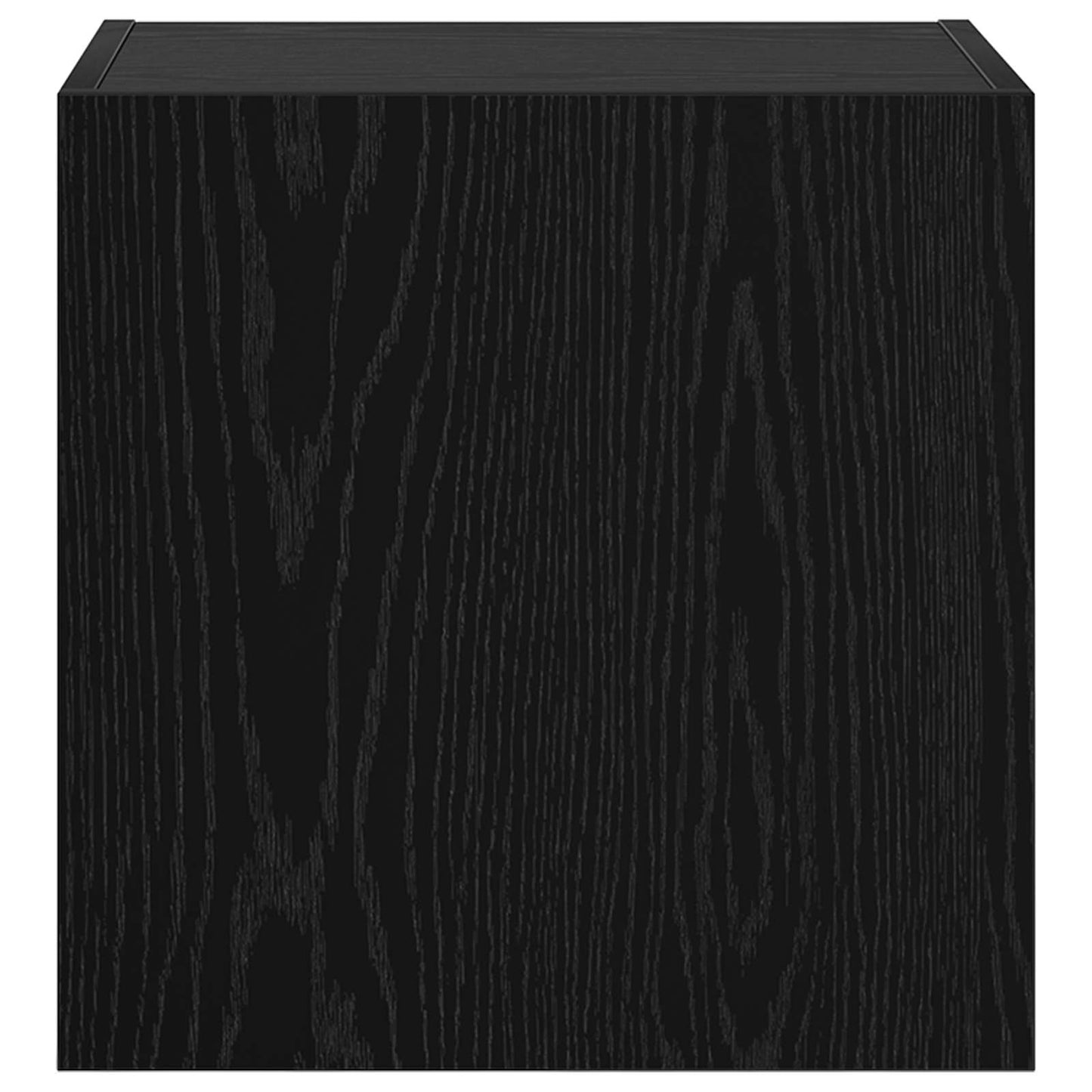 TV Wall Cabinets 2 pcs Black Oak 40.5x30x40cm Engineered Wood