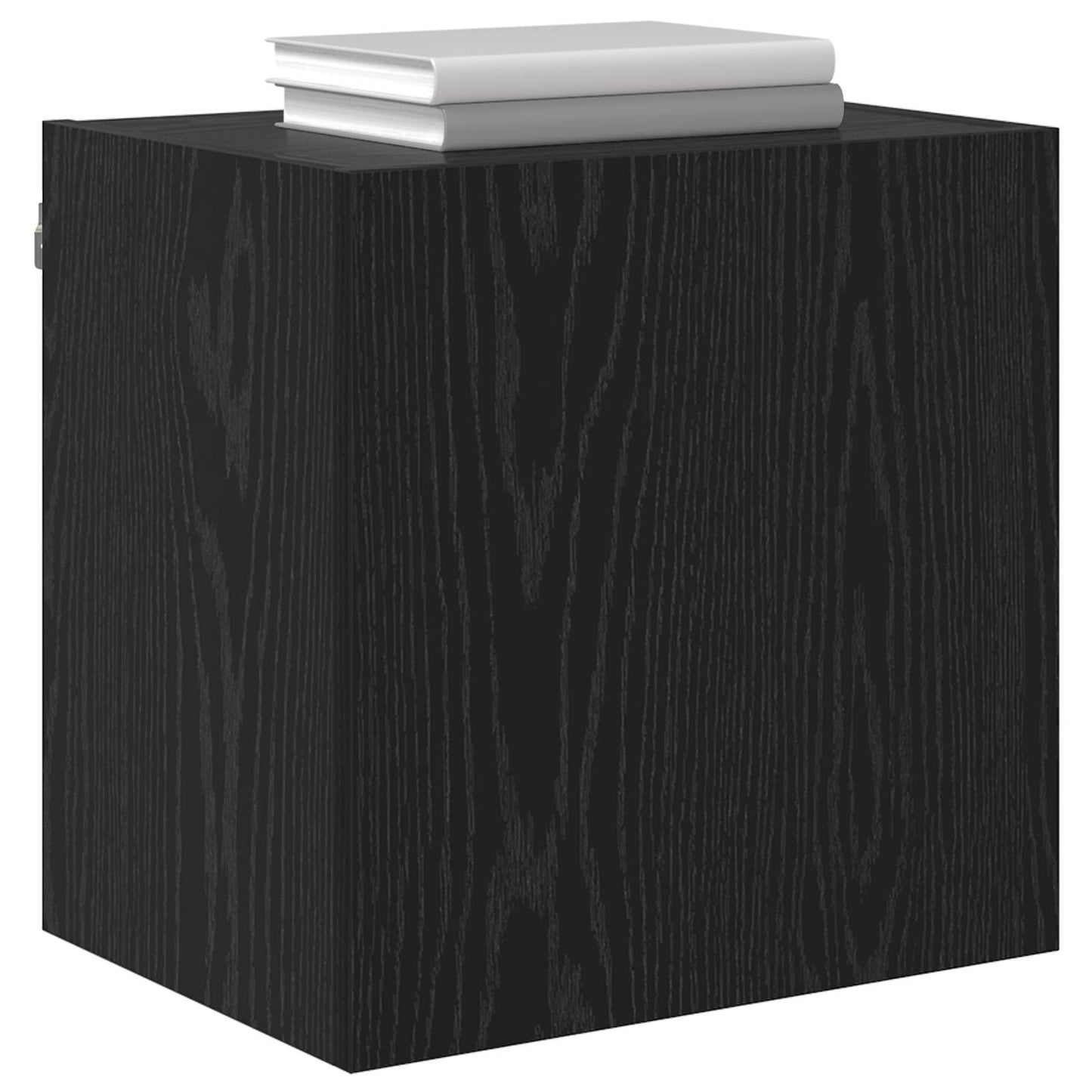 TV Wall Cabinets 2 pcs Black Oak 40.5x30x40cm Engineered Wood
