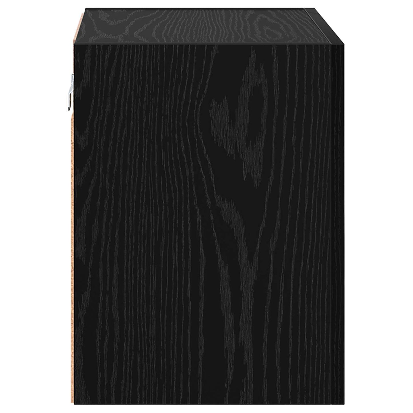TV Wall Cabinets 2 pcs Black Oak 40.5x30x40cm Engineered Wood