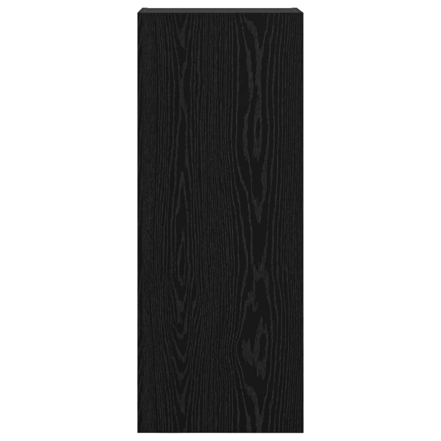 TV Wall Cabinet 40.5 x 30 x 102 cm Black Oak Engineered Wood