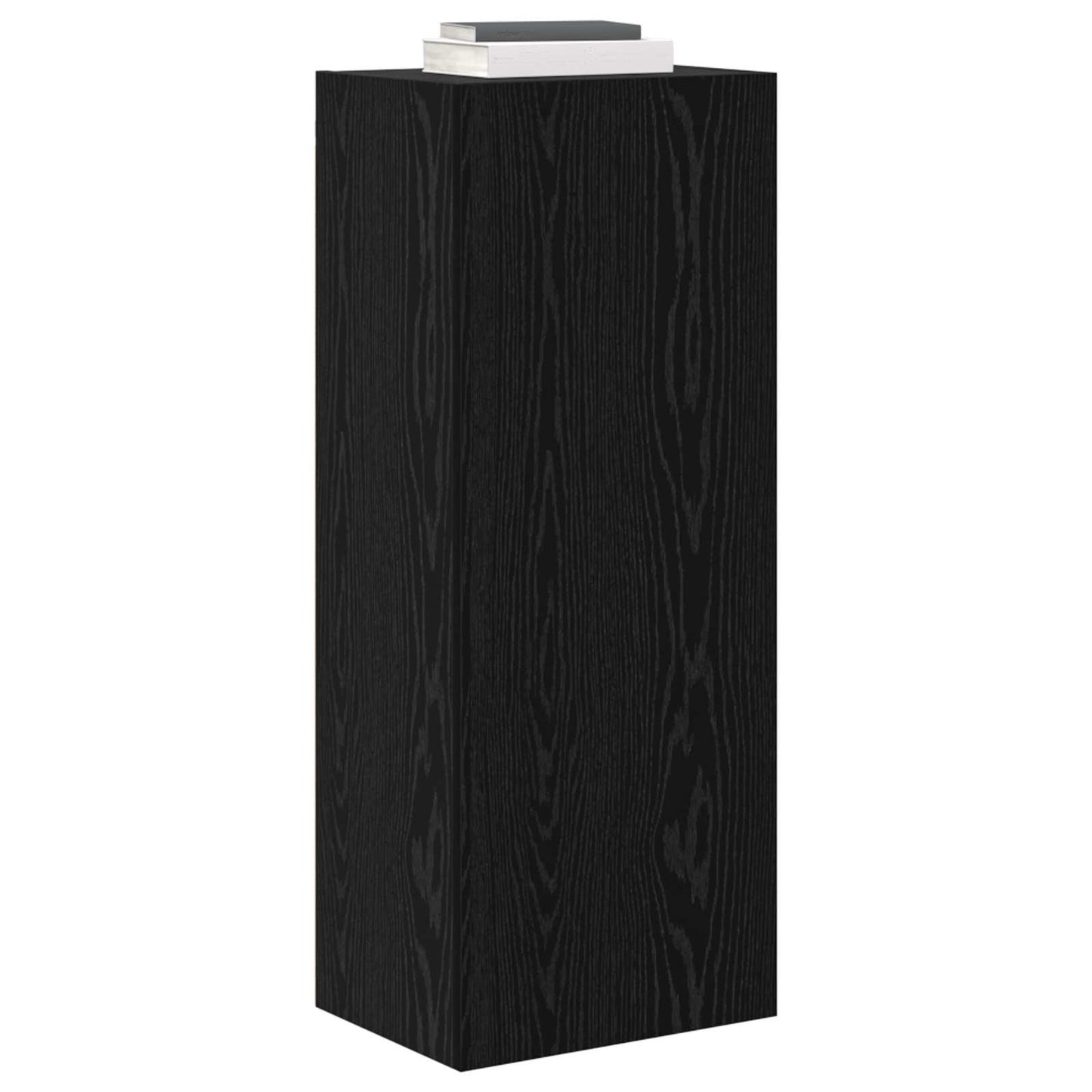 TV Wall Cabinet 40.5 x 30 x 102 cm Black Oak Engineered Wood
