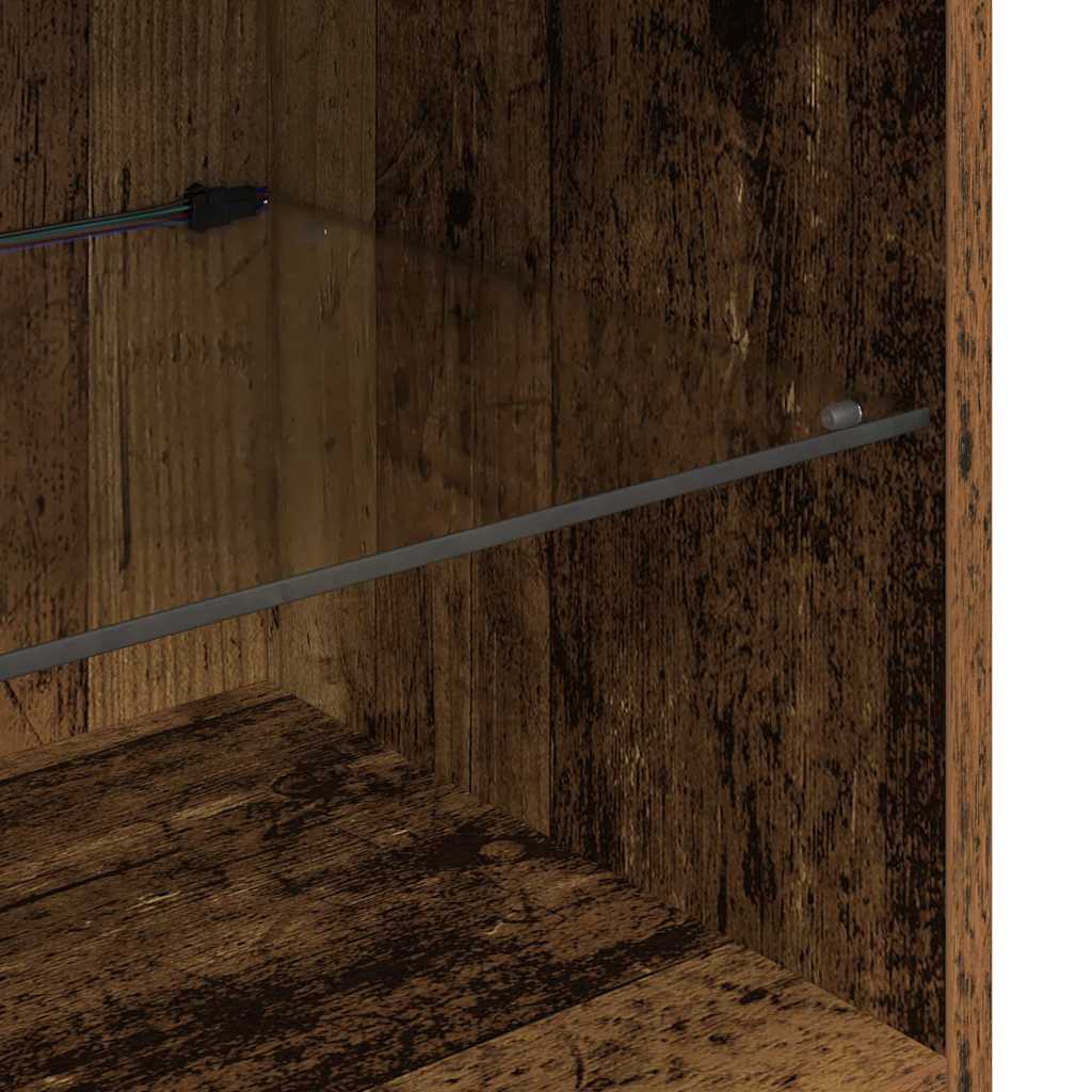 Wall-mounted TV Cabinets 2 pcs Old Wood 30.5 x 30 x 60 cm