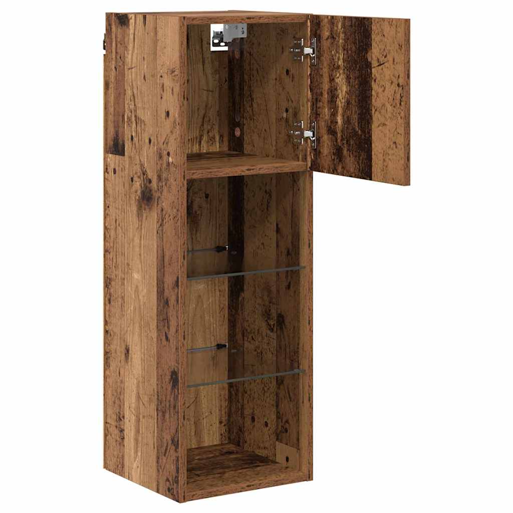 Wall-mounted TV Cabinets 2 pcs Old Wood Engineered Wood