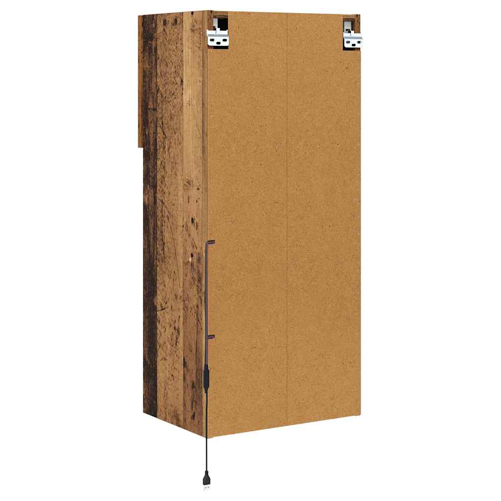 Wall-mounted TV Cabinets 2 pcs Old Wood 40.5 x 30 x 90 cm