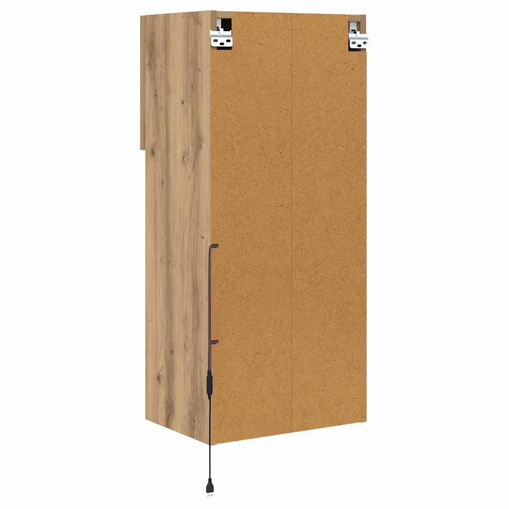 Wall-mounted TV Cabinets 2 pcs Artisan Oak 40.5 x 30 x 90 cm