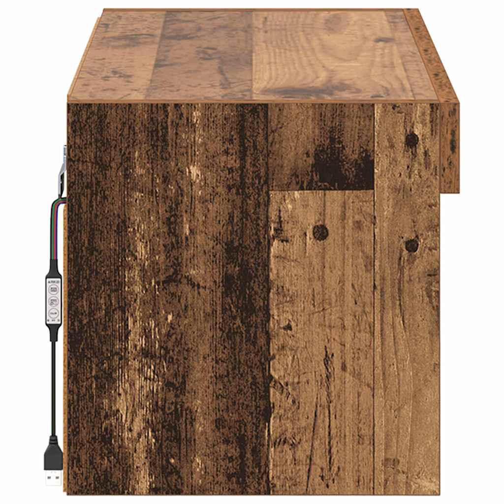 TV Cabinet Set 60 x 30 x 30 cm Old Wood Engineered Wood
