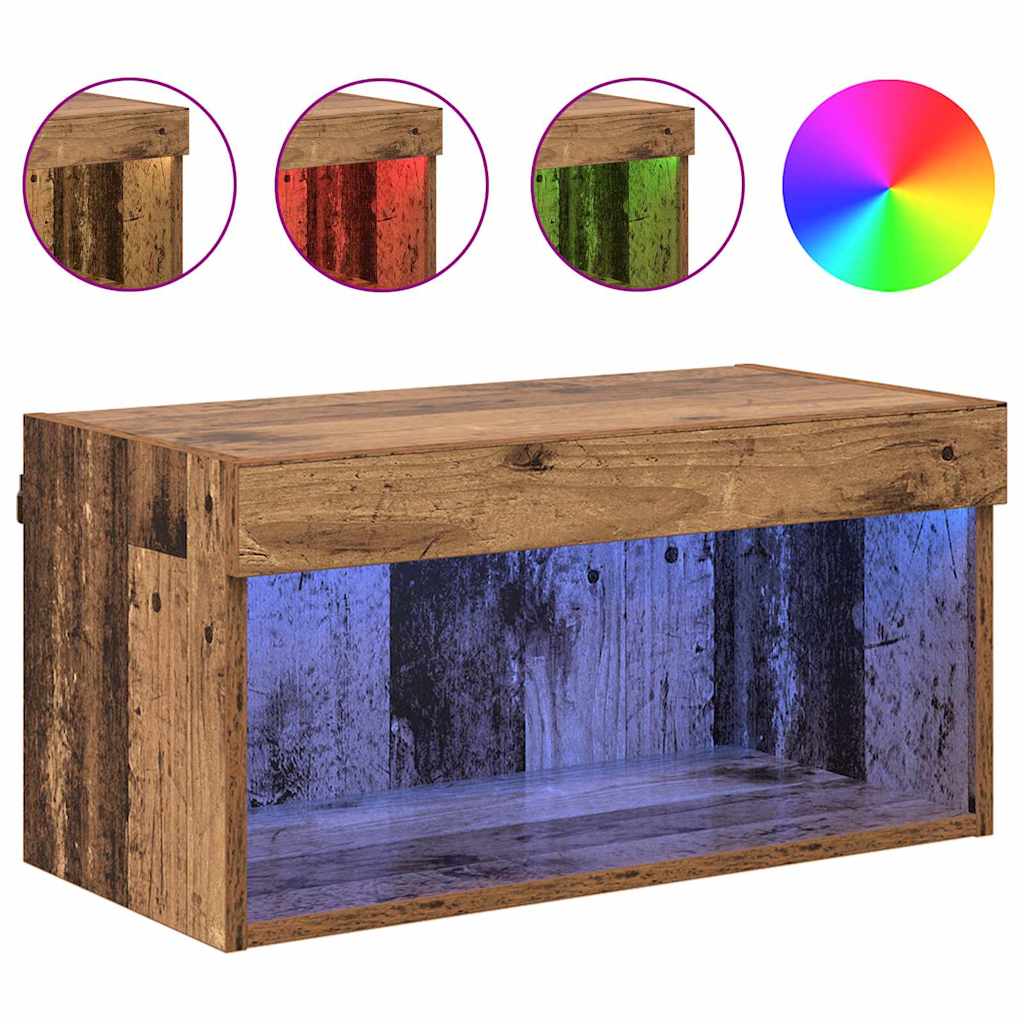 TV Cabinet Set 60 x 30 x 30 cm Old Wood Engineered Wood