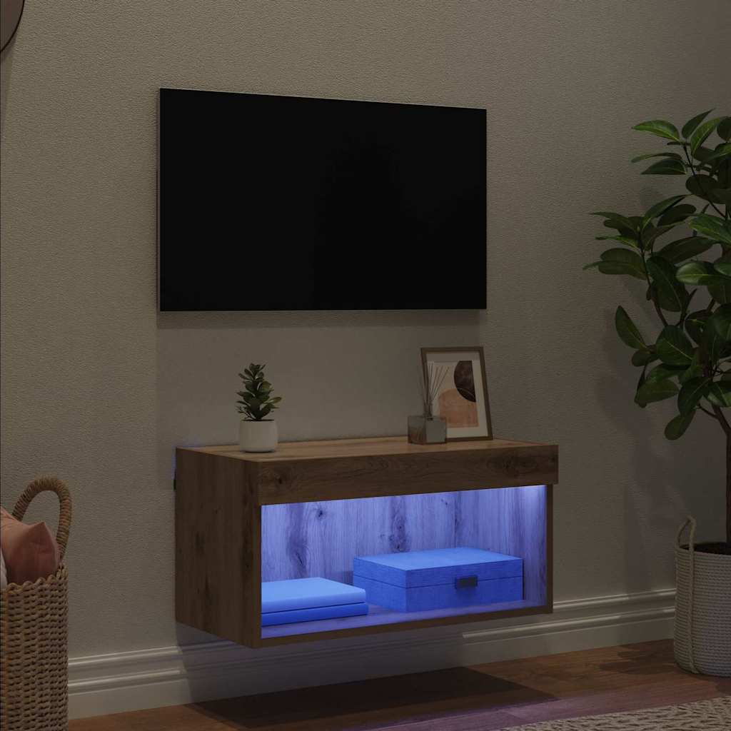 TV Cabinet Set Artisan Oak 60 x 30 x 30 cm Engineered Wood