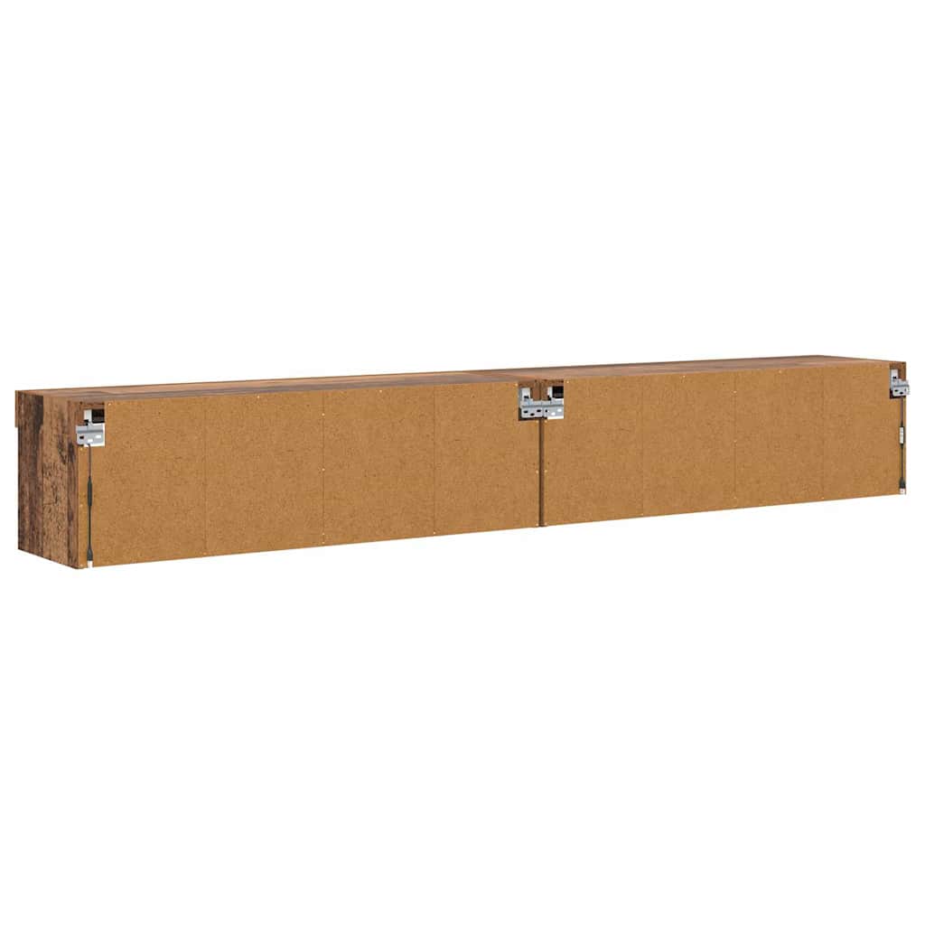 TV Cabinet Set 2 pcs Old Wood 100 x 30 x 30 cm Engineered Wood