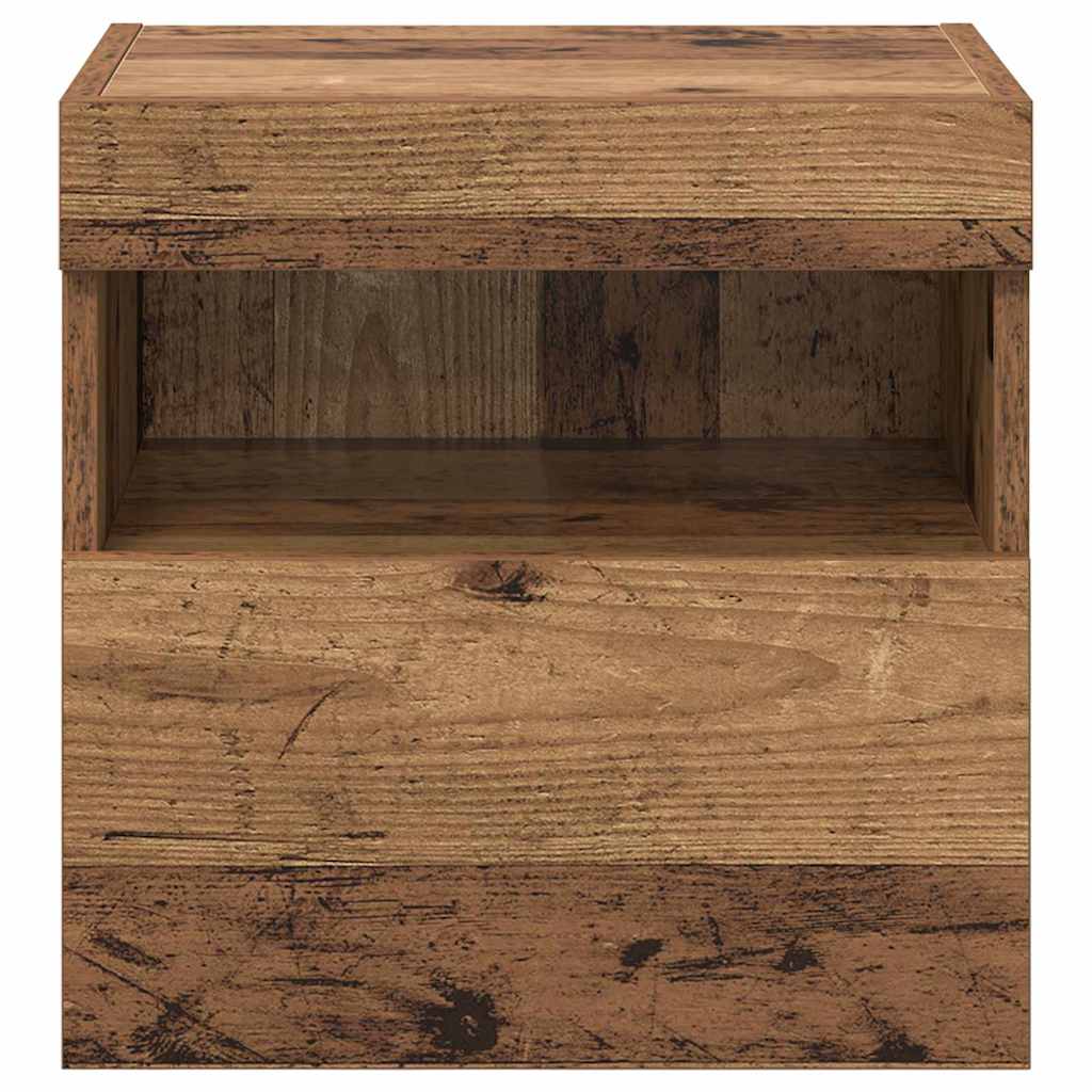 TV Wall Cabinets 2 pcs Old Wood 40 x 30 x 40 cm Engineered Wood