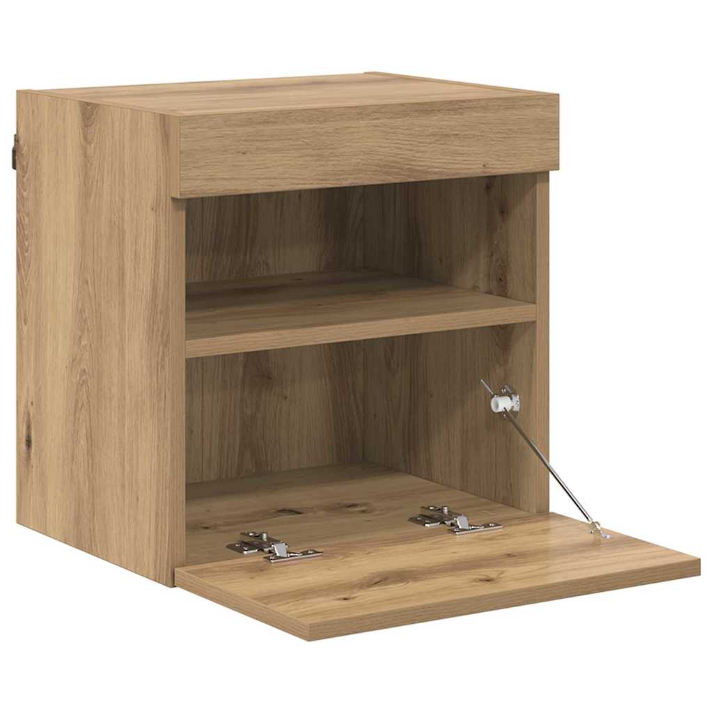 TV Wall Cabinet Artisan Oak 40 x 30 x 40 cm Engineered Wood
