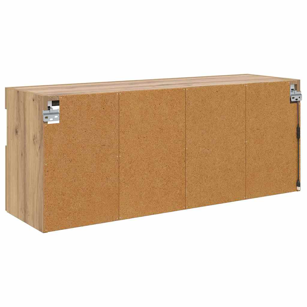 TV Wall Cabinet Artisan Oak 100 x 30 x 40 cm Engineered Wood