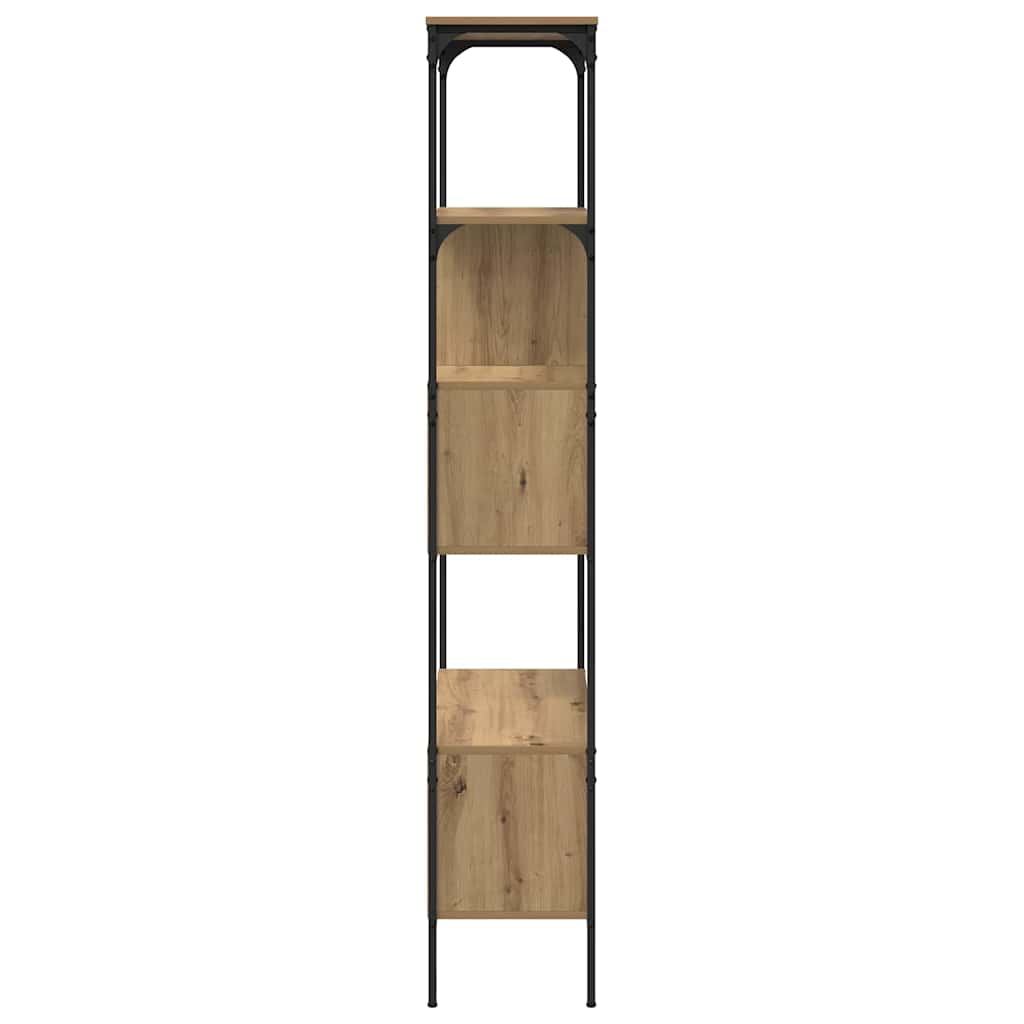 Bookcase 7-Tier 76 x 33 x 188.5 cm Engineered Wood Artisan Oak