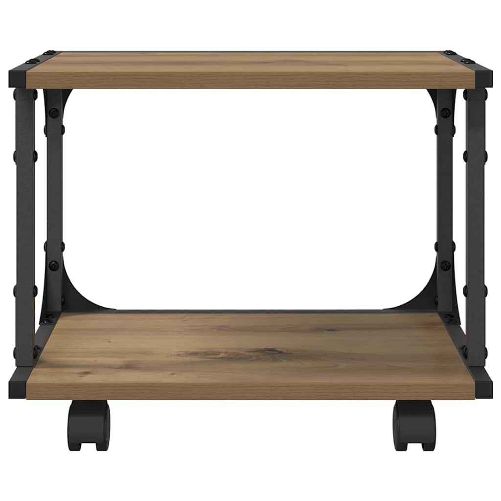 Printer Stand Artisan Oak 41 x 28 x 33.5 cm Engineered Wood