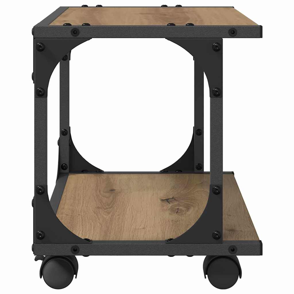 Printer Stand Artisan Oak 41 x 28 x 33.5 cm Engineered Wood