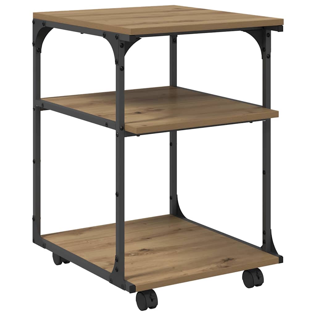 Printer Stand Artisan Oak 43 x 48 x 64 cm Engineered Wood