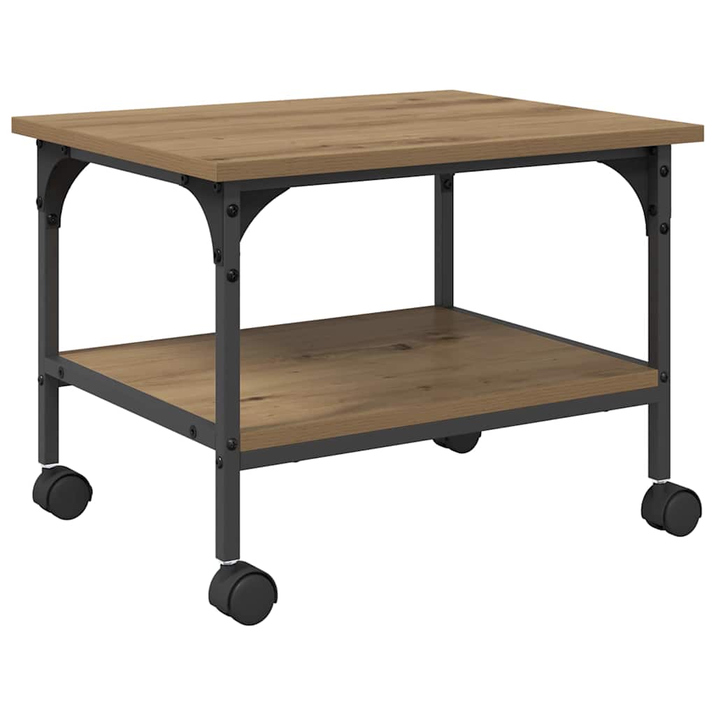 Printer Stand Artisan Oak 50 x 40 x 38 cm Engineered Wood