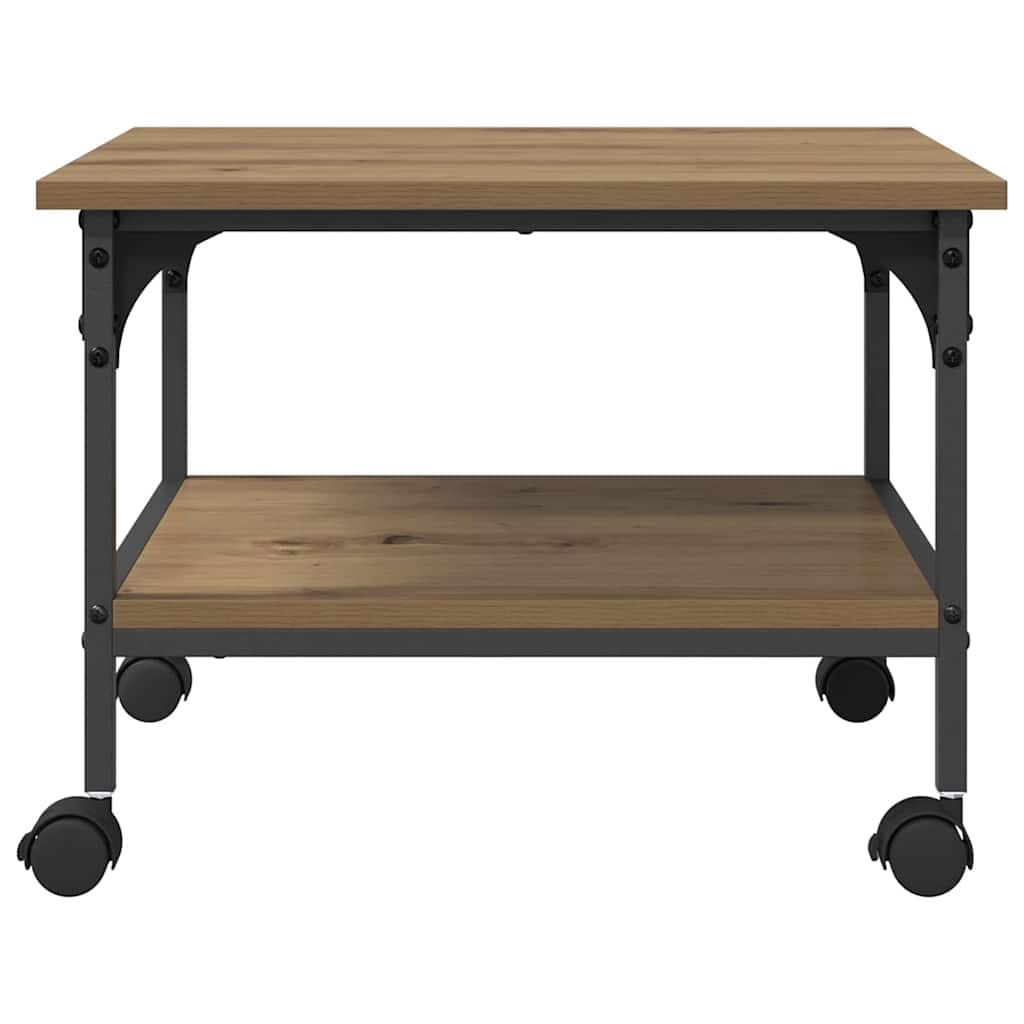 Printer Stand Artisan Oak 50 x 40 x 38 cm Engineered Wood