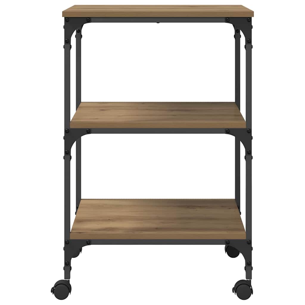 Printer Stand Artisan Oak 50 x 41 x 75 cm Engineered Wood