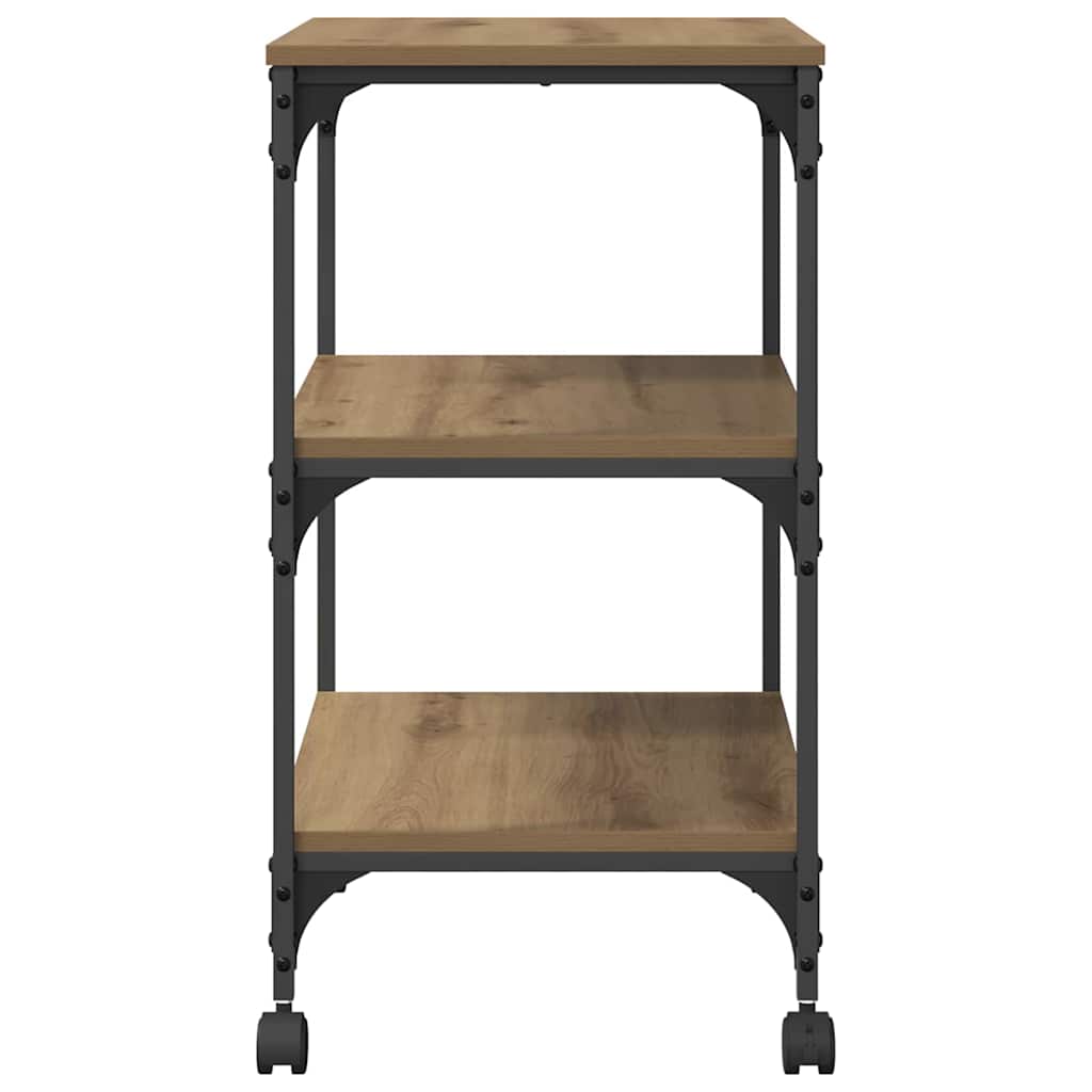 Printer Stand Artisan Oak 50 x 41 x 75 cm Engineered Wood
