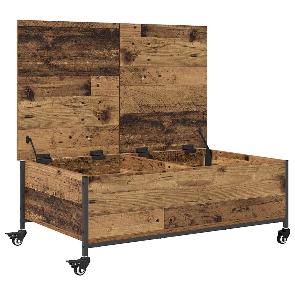 Coffee Table Old Wood 91 x 55 x 32 cm Engineered Wood