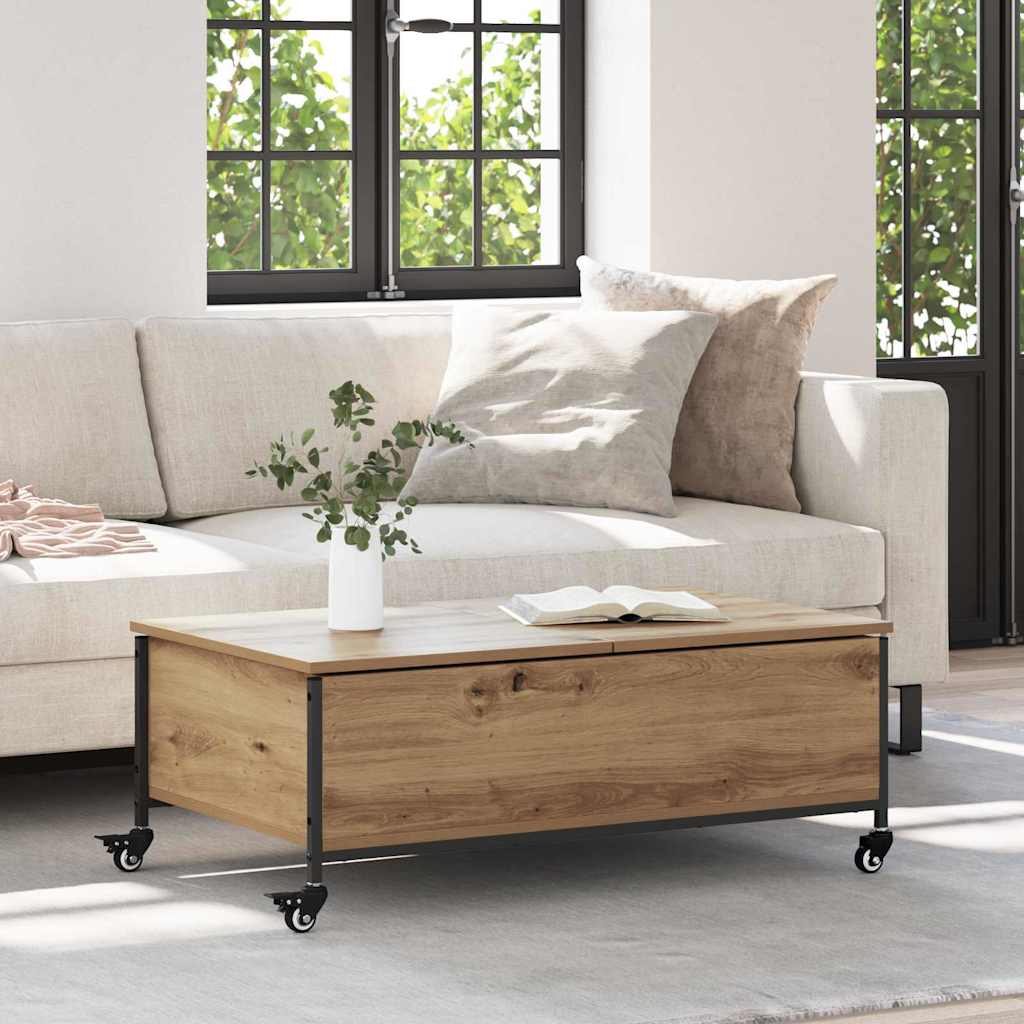 Coffee Table Artisan Oak 91 x 55 x 32 cm Engineered Wood