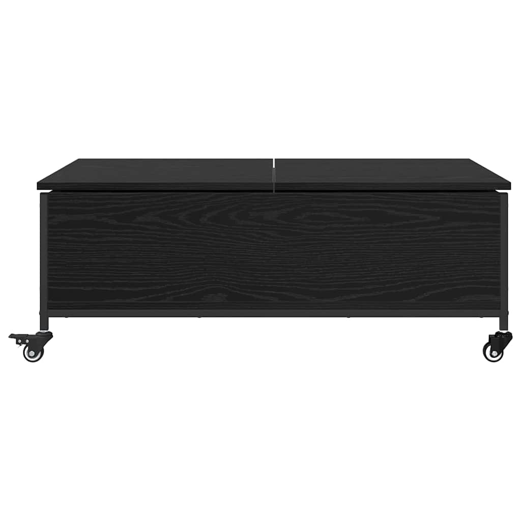 Coffee Table Black Oak 91 x 55 x 32 cm Engineered Wood