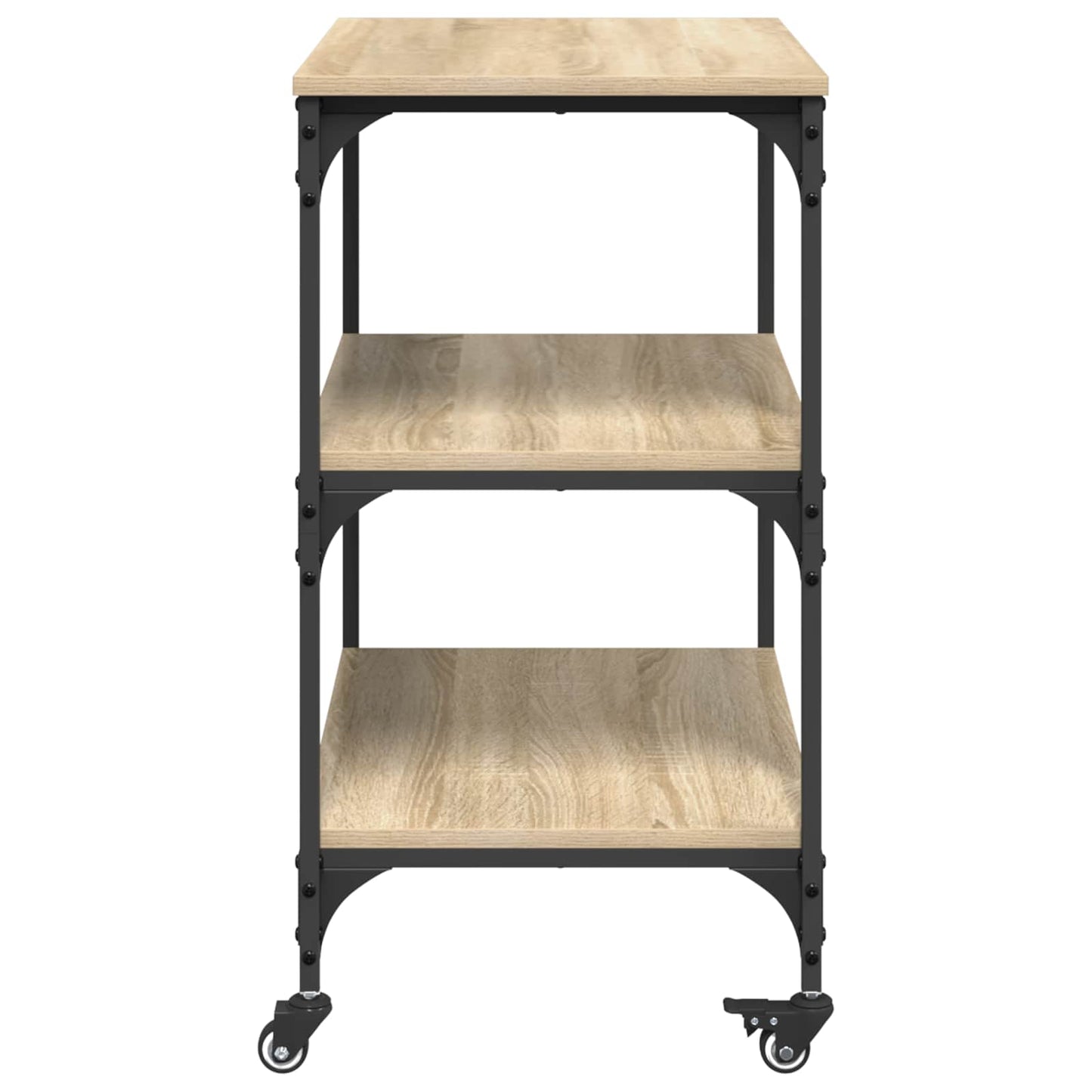 Kitchen Trolley Sonoma Oak 60 x 41 x 76 cm Engineered Wood