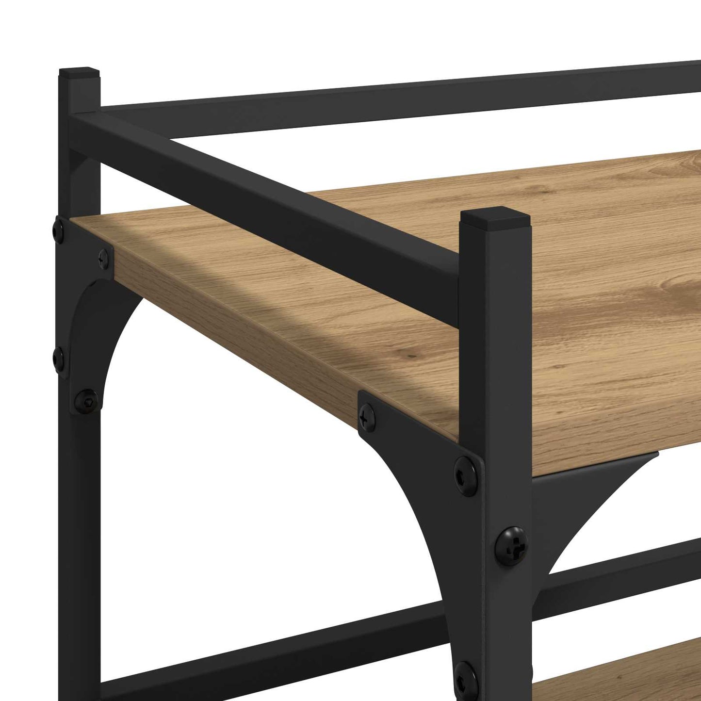 Kitchen Trolley Artisan Oak 50 x 35 x 75.5 cm Engineered Wood