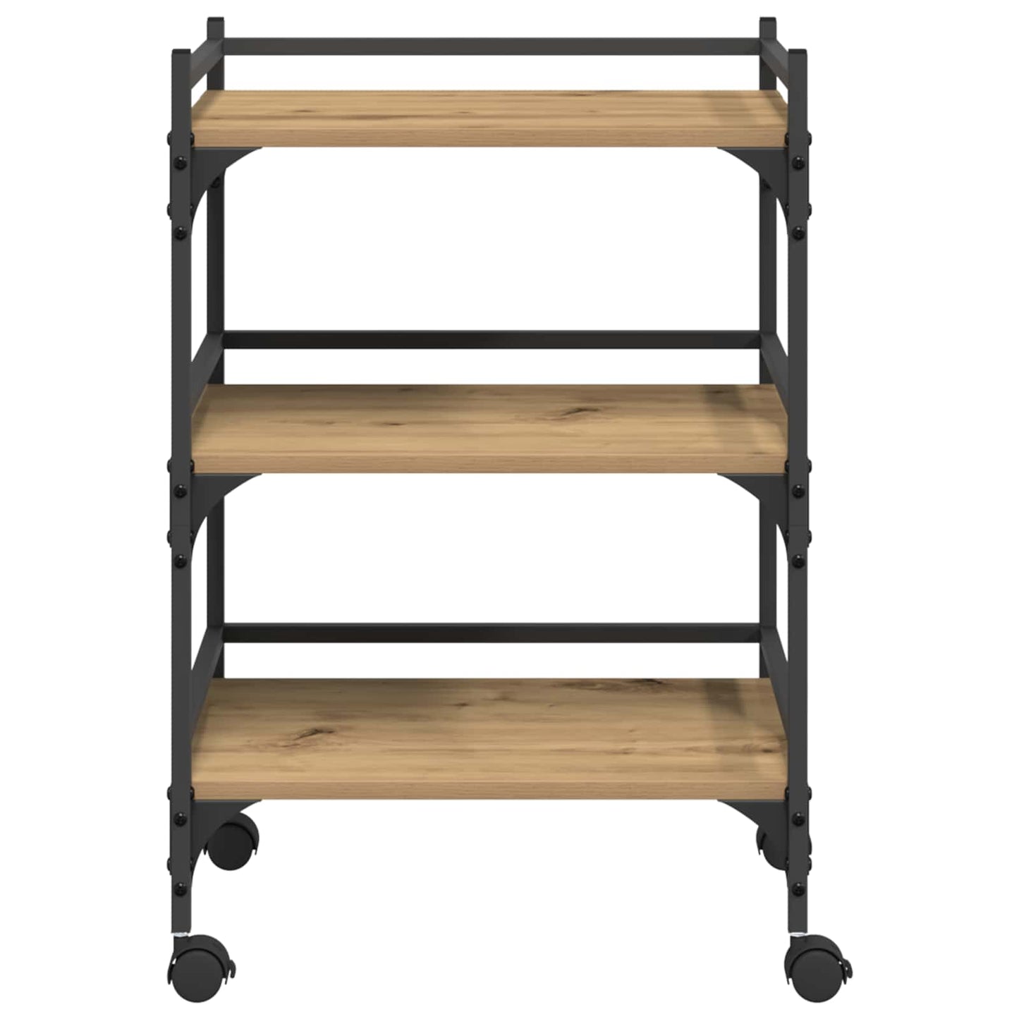 Kitchen Trolley Artisan Oak 50 x 35 x 75.5 cm Engineered Wood
