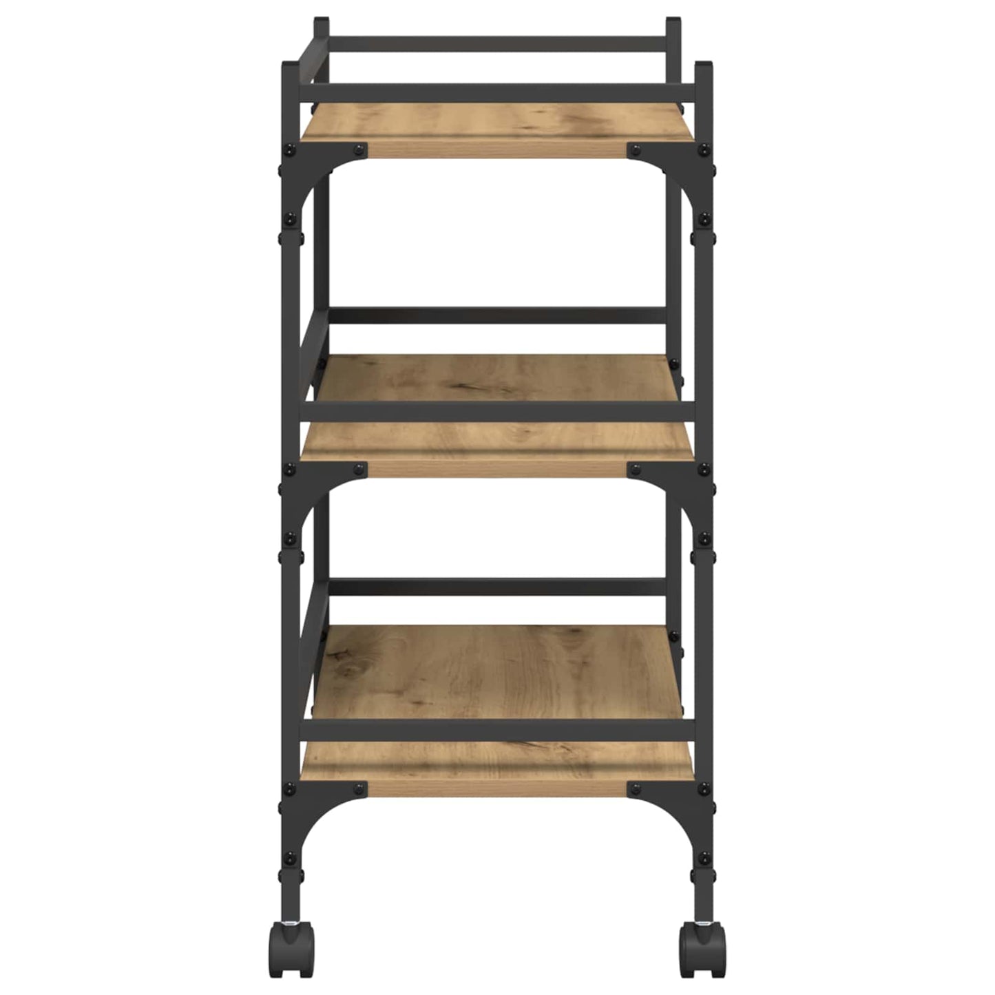 Kitchen Trolley Artisan Oak 50 x 35 x 75.5 cm Engineered Wood