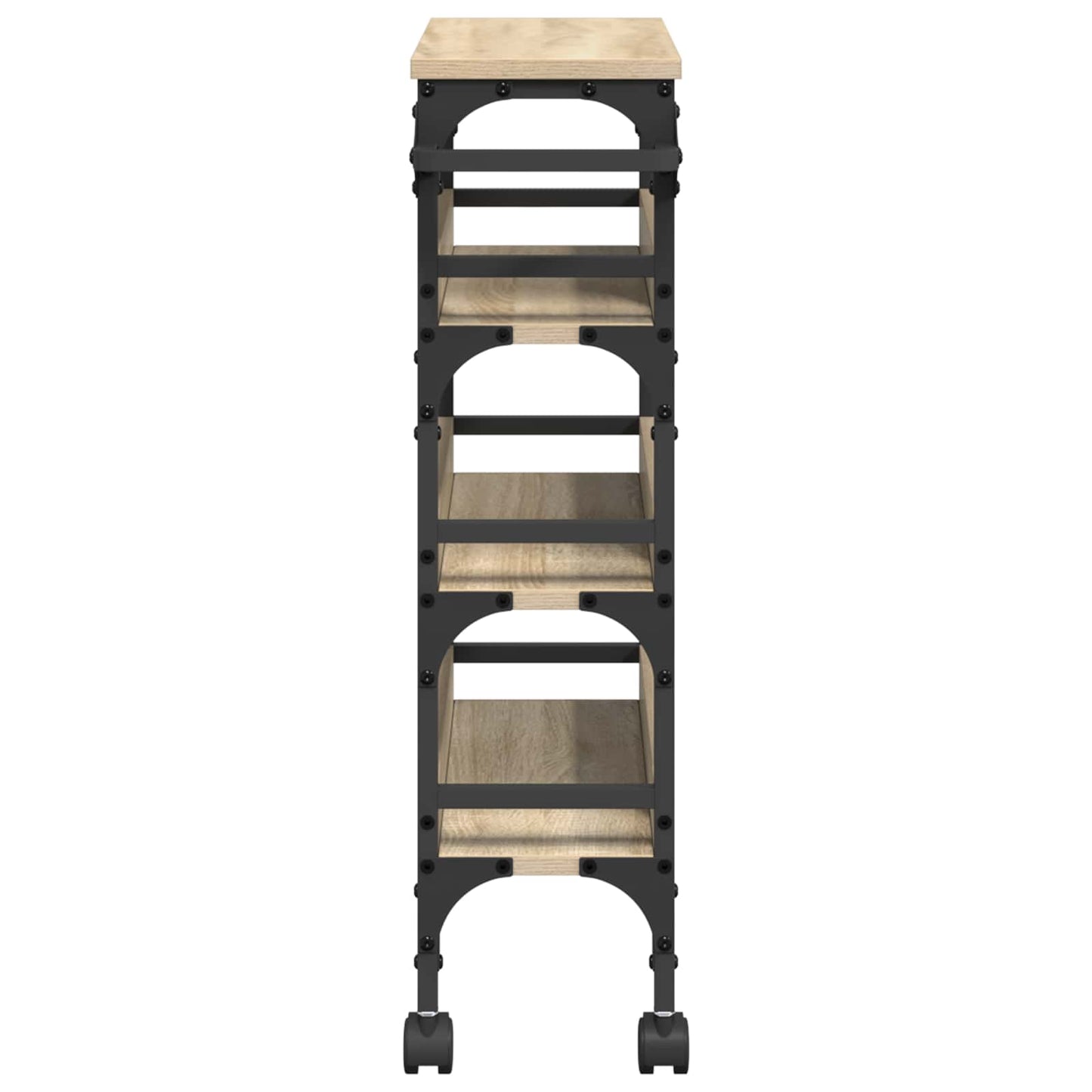 Kitchen Trolley Sonoma Oak 53 x 20 x 76 cm Engineered Wood