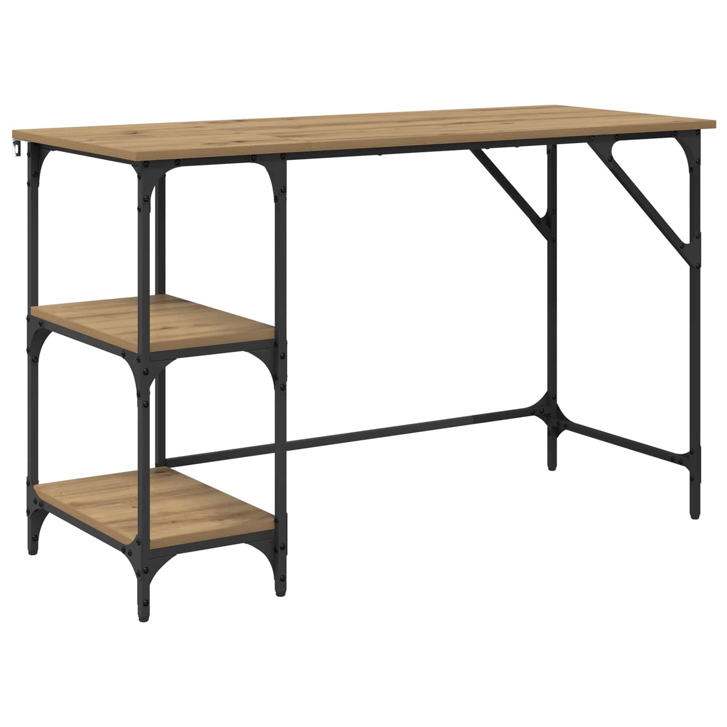 Desk Artisan Oak 120 x 50 x 75 cm Engineered Wood