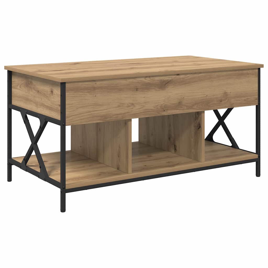 Coffee Table Artisan Oak 100 x 55 x 48.5 cm Engineered Wood