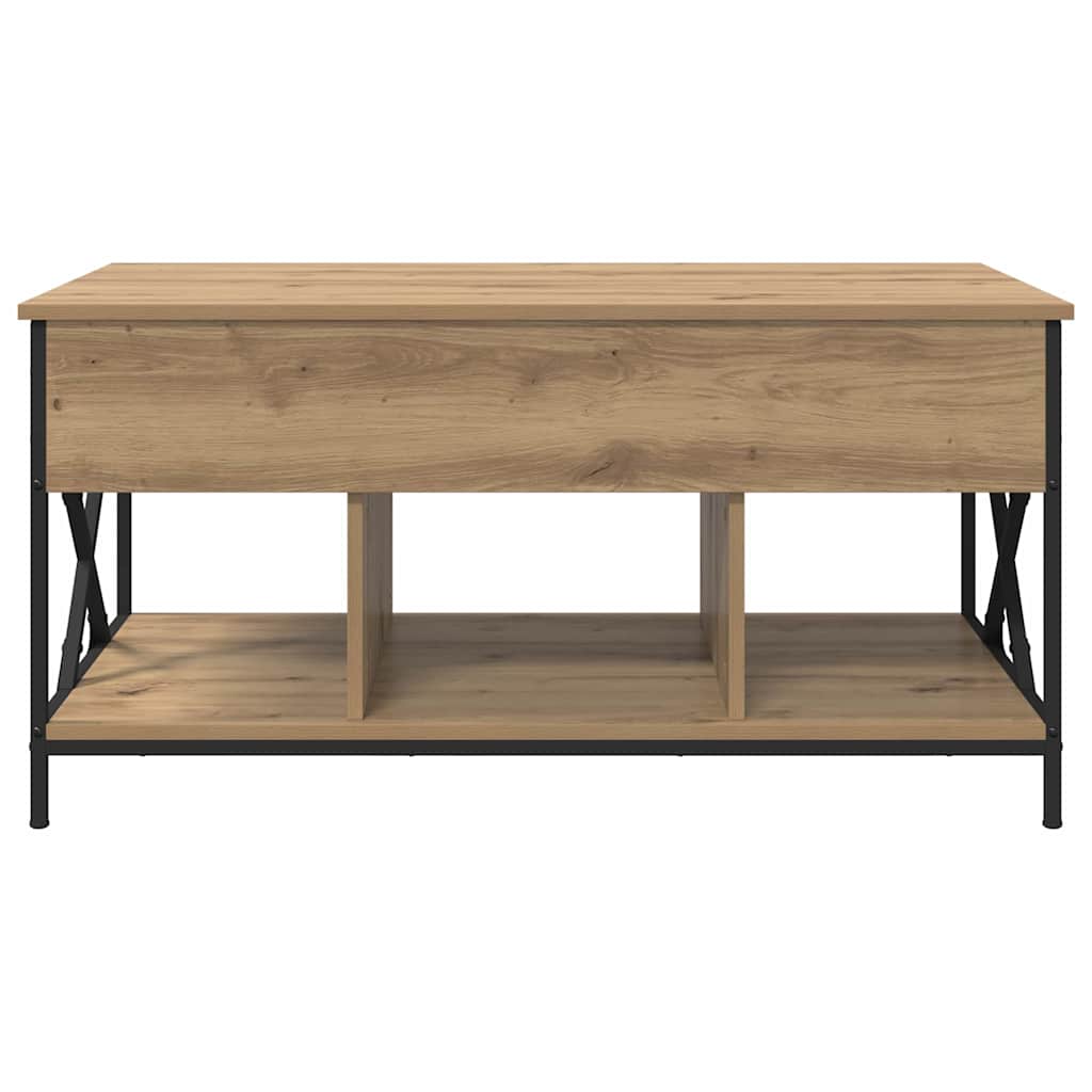 Coffee Table Artisan Oak 100 x 55 x 48.5 cm Engineered Wood