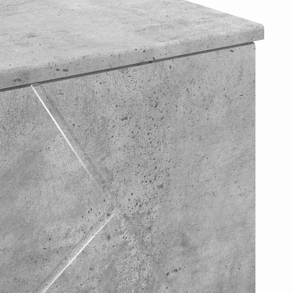 Bathroom Cabinet with Drawer Concrete Grey 76.5 x 35 x 64 cm