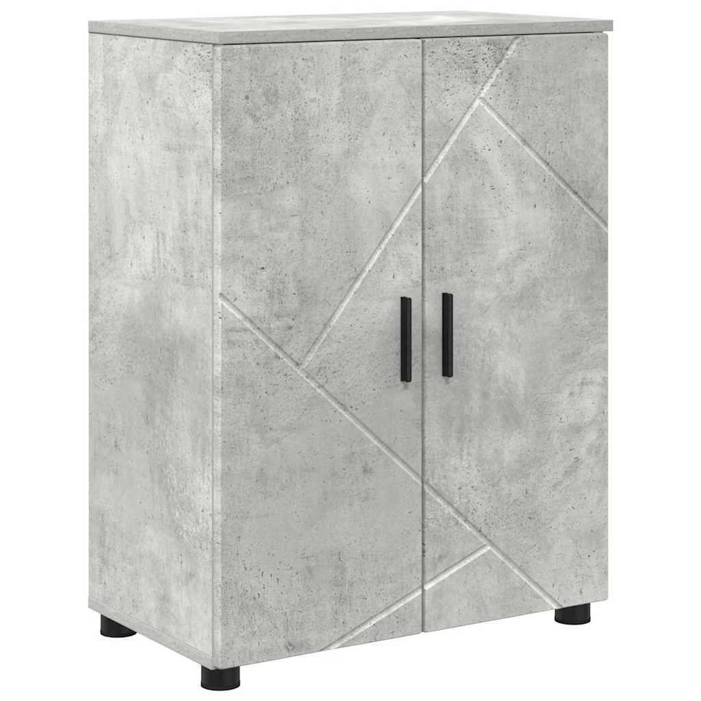 Bathroom Cabinet Concrete Grey 60 x 35 x 80 cm